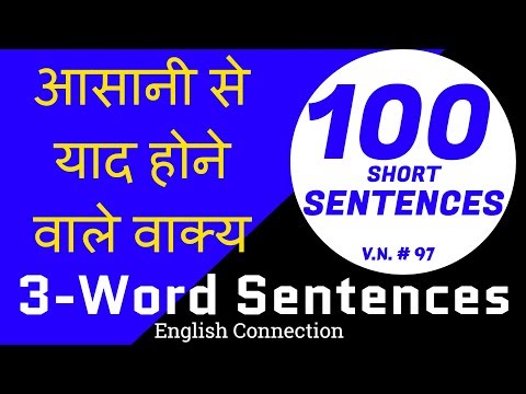 Daily use English Sentences 2020 | Three-word sentences ?| English speaking practice 2020 Video