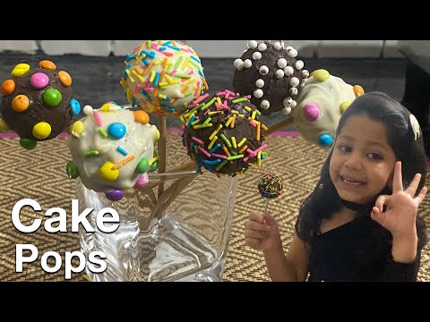 Making Cake Pops at Home | Easy Cake Lollipops Recipe by Purvi | Different Flavours Pops