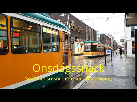 2023-02-22 ONSDAGSSNACK - Spårvagnsresor i massor i Norrköping