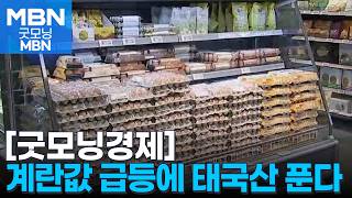 [굿모닝경제] 태국산 계란 풀린다 / 20대 '벌레 없는 집' 가장 선호 / 수출 이끄는 하이브리드차 [굿모닝 MBN]