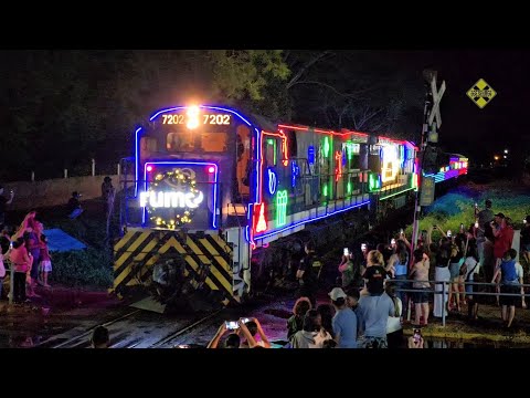 Trem de Natal - Expresso Paulista 2025: Parte 1 (de Santa Fé do Sul à Jales) 