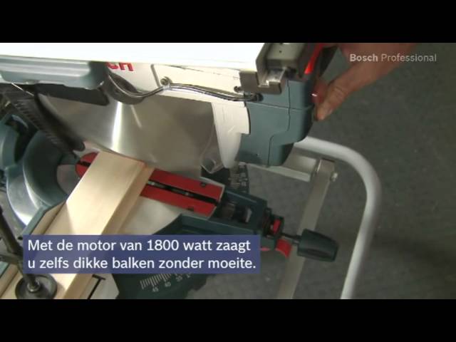 Bosch GTM 12 JL Scie à table à onglets + Support pour scie (GTA 2600) - 1800W - 305mm-image
