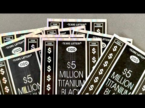 $1500 on Black 💀🎲 $5 Million Titanium Black — full pack 15 $100 tickets