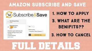 AMAZON SUBSCRIBE AND SAVE OFFER || AMAZON SUBSCRIBE AND SAVE CANCEL PROCESS ||HIDDEN OFFER ON AMAZON