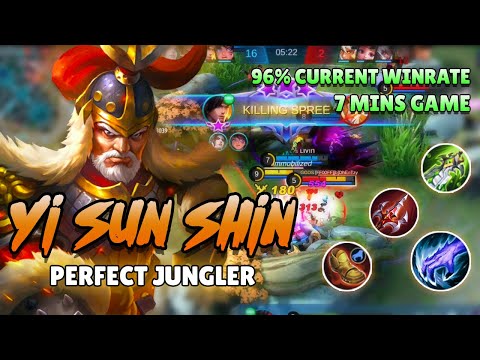 Yi Sun Shin Jungler [96.7% Current Win Rate] | Top Global YSS | Gameplay راوغ ملا ~ Mobile Legends 🔥