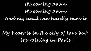 The Maine - Raining in Paris Lyrics