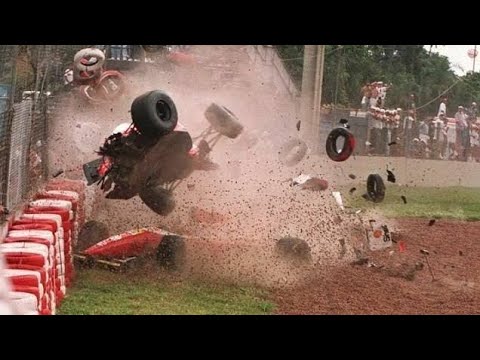 FORMULA 1 BIGGEST CRASHES IN 1990's (1990-1999) | NO FATALITIES INCLUDED