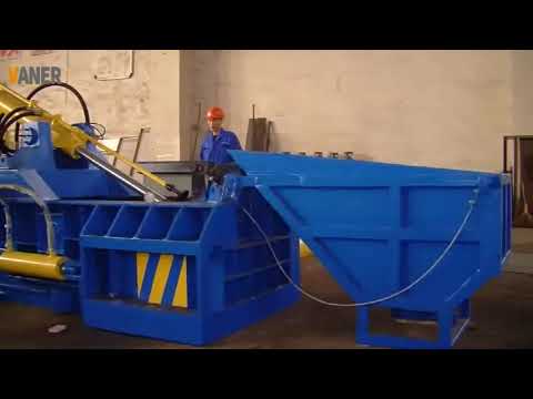VANER Horizontal HYDRAULIC BALING PRESS FOR WASTE, PET BOTTLES AND GARBAGE - BALER MACHINE FOR SALE.