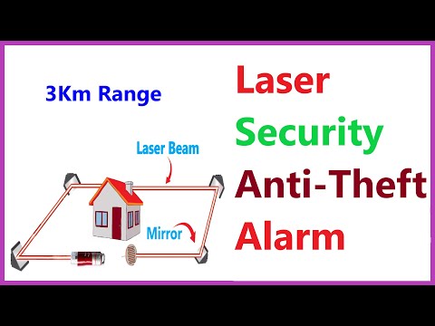 How to make Laser Security (Theft) Alarm - 2 KM Range (Anti Theft)