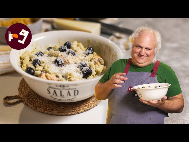 ENSALADA DE PASTA con SALMÓN y PESTO: fácil y perfecta para el verano
