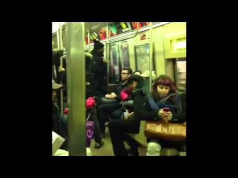 Amazing subway artist serenading a trip through the MTA