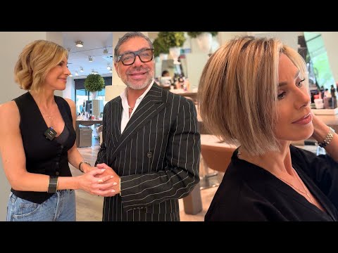 I Cut My Hair ✂️ | Cerón is Back and Giving Me a Deconstructed BOB & Highlights | Dominique Sachse