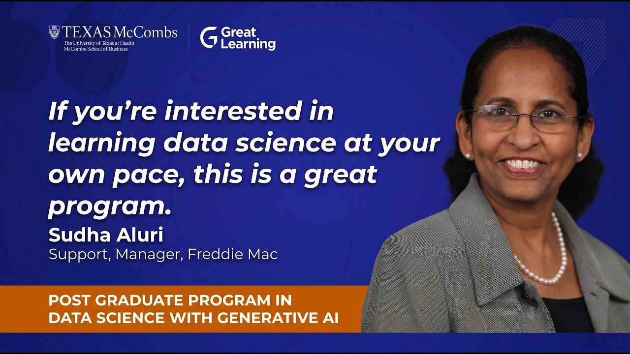 How Sudha Balanced Work and Learning in UT Austin's Data Science with Generative AI Program