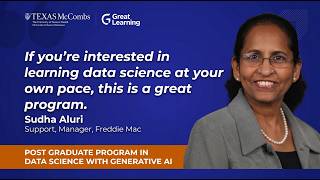 How Sudha Balanced Work and Learning in UT Austin's Data Science with Generative AI Program