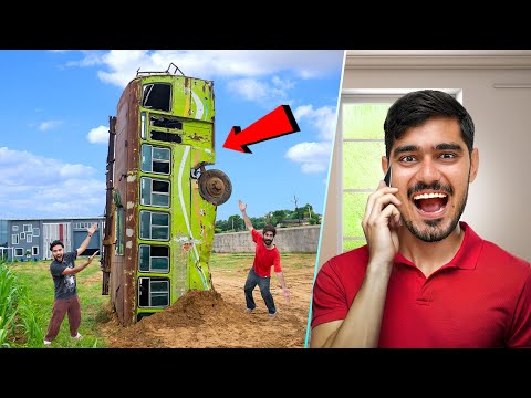 Amit Gives Challenge To Team | बस को ज़मीन में रोप दिया | Can They Do It?