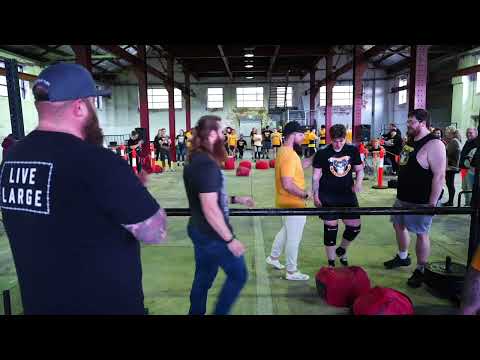 The winter tournament event 3: sandbag run (on thin ice) & load medley