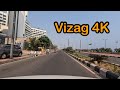 VIZAG 4K Car Driving Worlds Most Beautiful Beach City INDIA