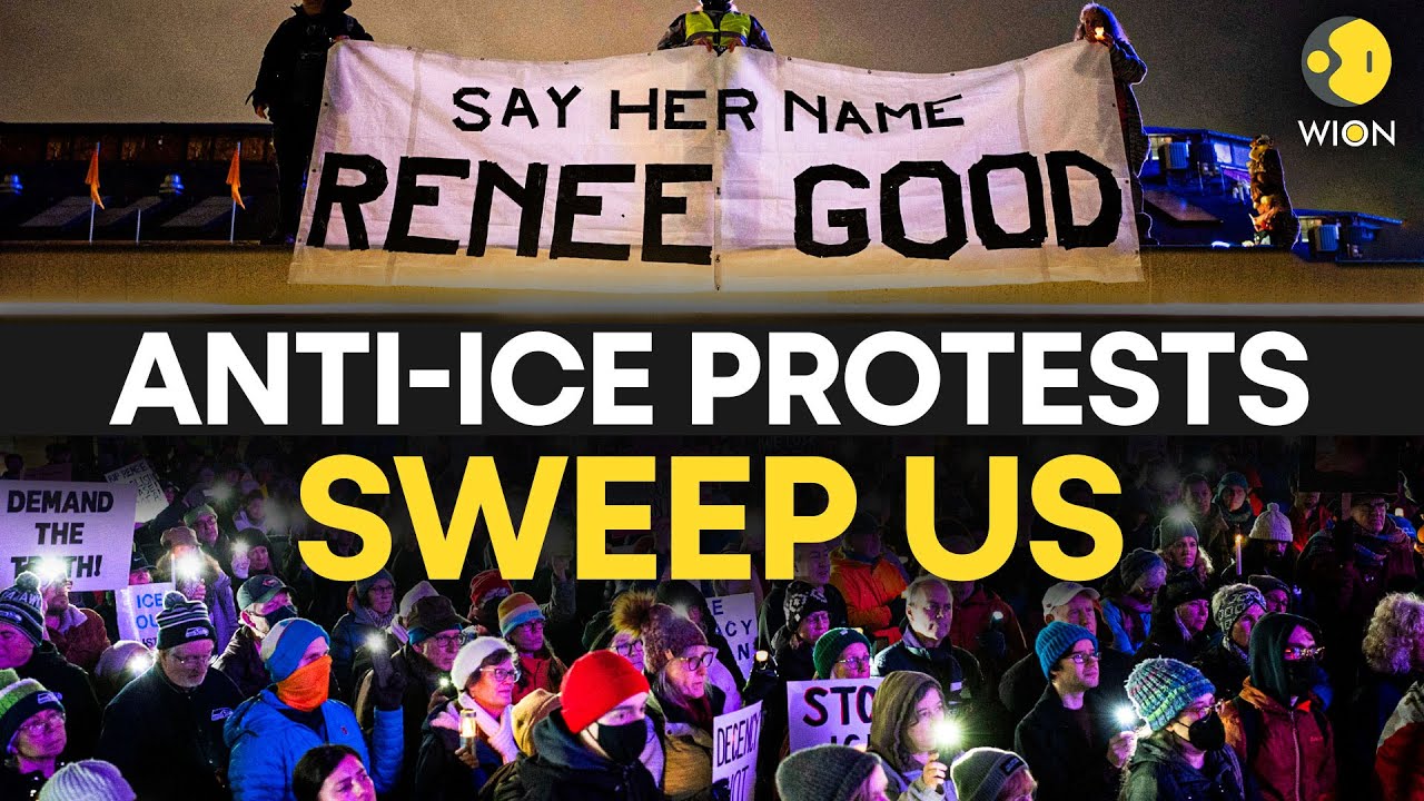 USA LIVE: Anti-ICE Protest in Washington DC After Minneapolis Shooting | WION