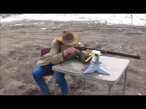 Shooting the 54 Caliber Hawken with 425 gr bullets at 100 yards