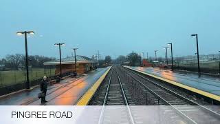 Metra Train Cab Car Ride On UPNW Metra Train #636 From McHenry To Chicago OTC On December 29, 2023