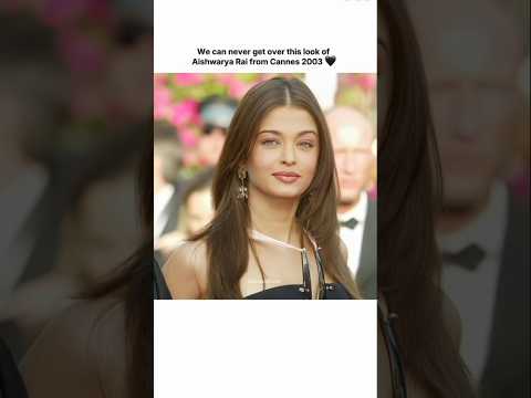 Aishwarya Rai looks from Cannes 2003 🖤 #bollywood #aishwaryaraibachchan