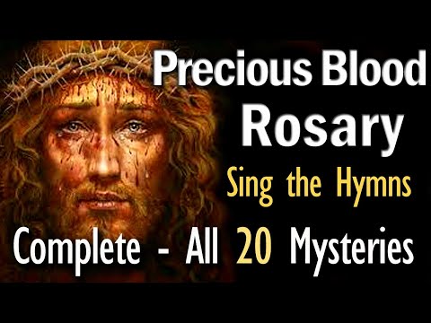 20 Decades Holy Rosary of the Precious Blood of Jesus Christ - All Mysteries, virtual, youtube video
