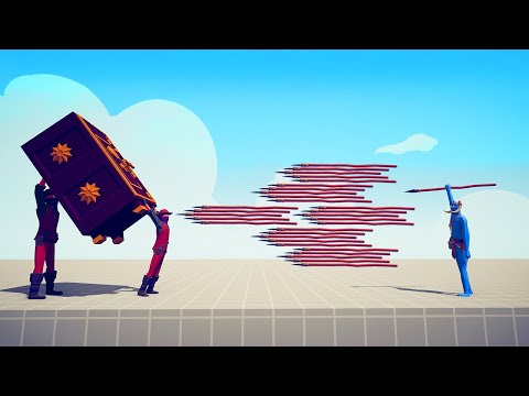 SUPER FAST SPEAR THROWER vs UNITS | TABS - Totally Accurate Battle Simulator