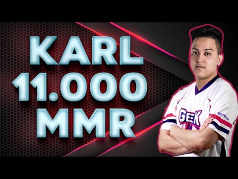 5th player to join the 11k MMR Club - Karl 11.000 MMR Epic Gameplay Compilation Dota 2