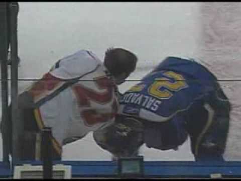 Eric Nystrom vs Bryce Salvador