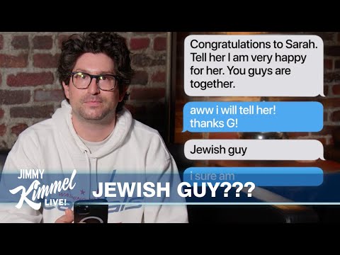 Kimmel Staffers Read Texts from Guillermo