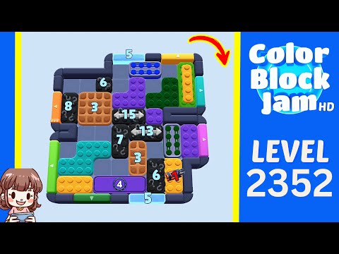 Color Block Jam Level 1443 (2352) Solution Walkthrough