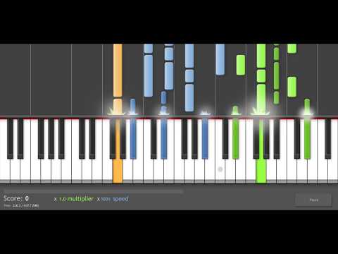 Piano Tutorial: Muse - Ruled by Secrecy (more accurate version)