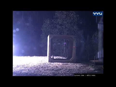 Explosion of 20 kg TNT from 5 m   Blast resistance test   slow motion camera from 90 degree angle
