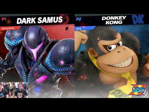 WaveDash 2023 Losers Semi-Finals - Rhinodude (Samus) Vs. Glug (DK) - SSBU Tournament