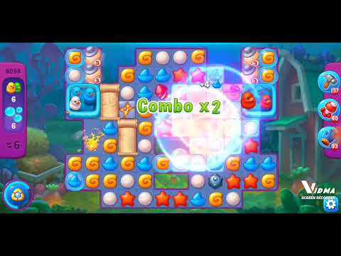Fishdom. 6059 super hard level no boosters and diamonds