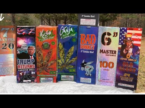 Pyro Favorites - All Time Best 6 and 7 inch shell comparison