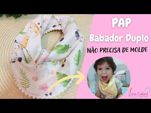 Passo a Passo do Babador Bandada Duplo : Lindo e Fácil de Fazer✨✨