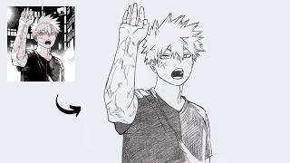 How to Draw Adult Bakugo (Timeskip) | Easy Step by Step | My Hero Academia
