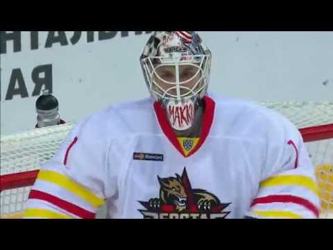 Andrei Makarov fantastic save on Pervushin