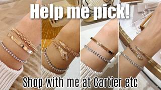 ✨Help me Pick a Perfect bracelet to stack with my tennis bracelet & Love Loewe!