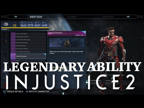 Robin legendary gear walkthrough