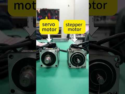Servo motor and stepper motor #industrial #automobile #factory