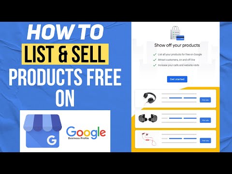 How To List and Sell Products FREE ON Google Business Profile | Google My Business Product Listing