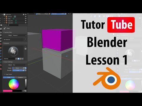 Blender Tutorial Lesson 1 Interface