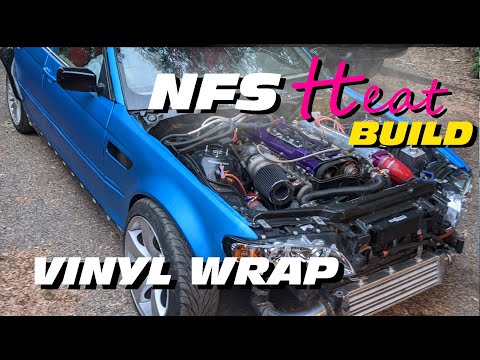 Need For Speed Heat in Real Life - Wrapping BMW E46