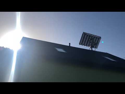 Tracker słoneczny - Solar Tracker - Optyczny system 2 osiowy - start pracy / naprowadzanie TiMELAPSE