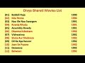 Divya Bharti Movies List Divya Bharti Movies List