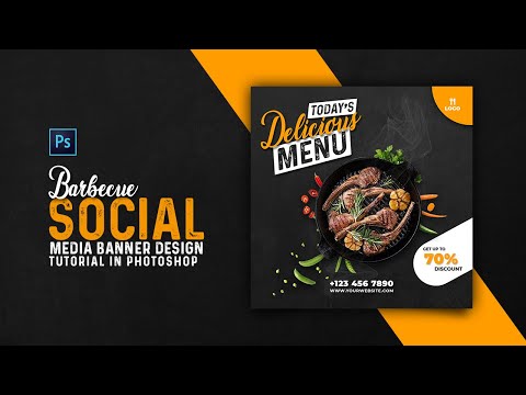 How to Design Furniture Social Media Banner Adobe Photoshop Tutorial Speed Art Grafix Mentor