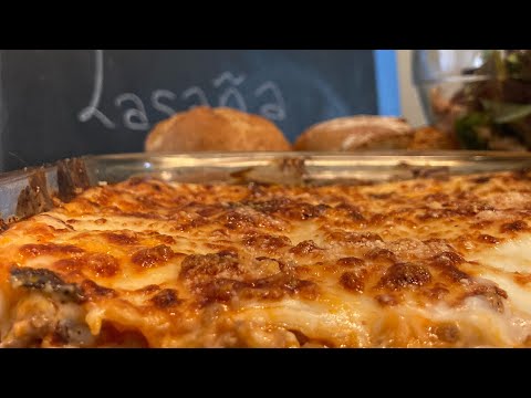 Lasaña de ternera y parmesano