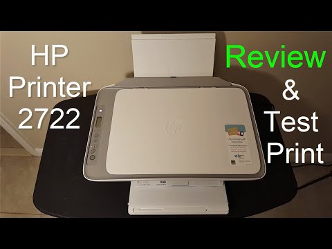 HP DeskJet 2722/2724 Printer Setup, Review & Print Test - 2020 - (Not a Unboxing Video)!